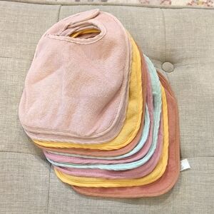 Set of Colorful Baby Bibs